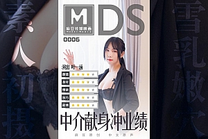 91麻豆国产原创剧情片MDS006-中介献身冲业绩-叶一涵海报剧照